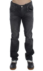 Acht Gray Cotton Regular Low Fit Jeans - W34 - Jeans