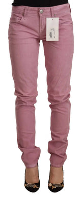 Acht Pink Cotton Slim Fit Women Denim Skinny Jeans - W26 - Jeans