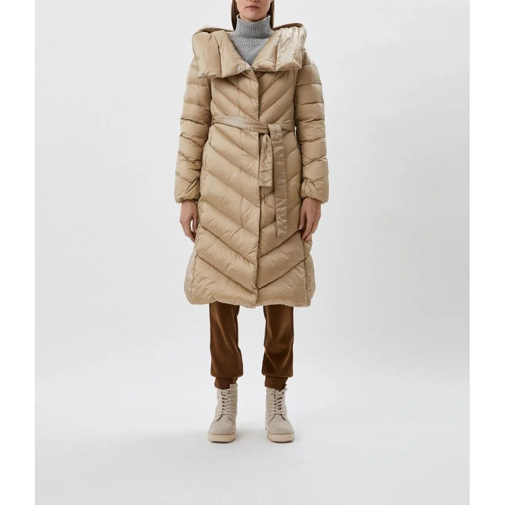 Add Beige Polyamide Jackets & Coat - Puffer Jackets