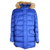 Add Blue Nylon Men Jacket - IT50 | L - Puffer Jackets