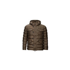 Add Brown Polyamide Men’s Waterproof Jacket - IT50 | L - Puffer Jackets