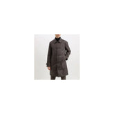 Add Brown Polyester Men’s Trench Jacket - IT50 | L - Trench Coats
