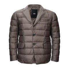 Add Gray Polyamide Men Jacket - IT50 | L - Puffer Jackets