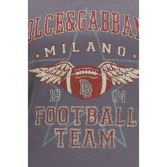 Dolce & Gabbana Gray Cotton Top - IT40 | M