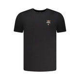 Aeronautica Militare ’Black Cotton Men Underwear Crew Neck Tee’