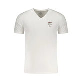 Aeronautica Militare White Cotton Men Underwear Shirt - T-Shirts