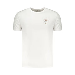 Aeronautica Militare White Cotton Men’s T-Shirt