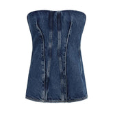 Agolde Blue Cotton Top