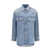 Agolde Blue Denim Shirt