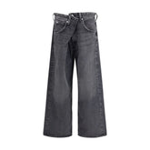Agolde Gray Cotton Jeans Denim