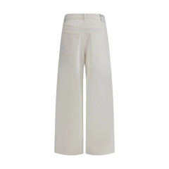 Agolde White Cotton Jeans Denim