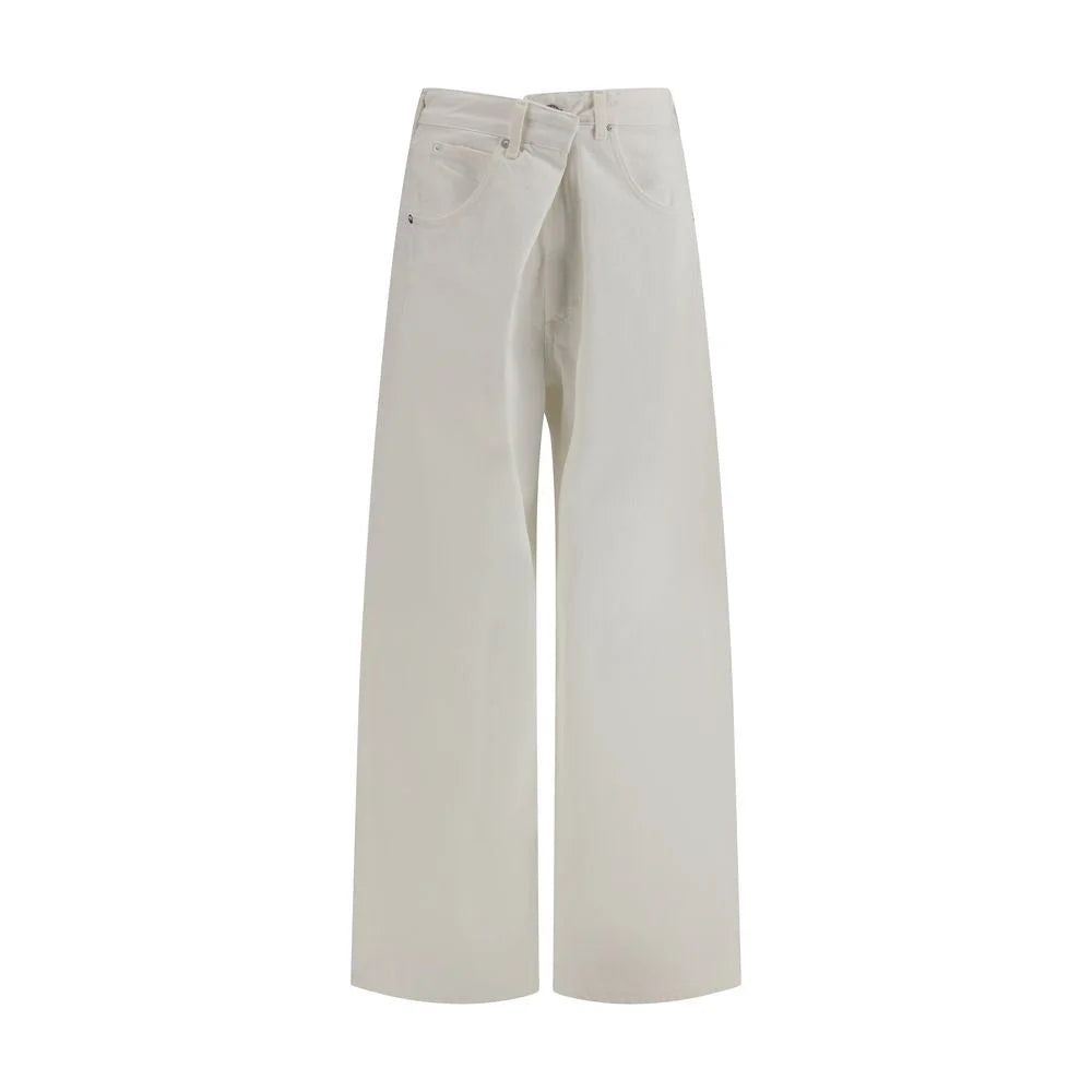 Agolde White Cotton Jeans Denim