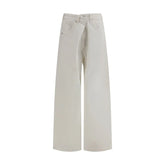 Agolde White Cotton Jeans Denim