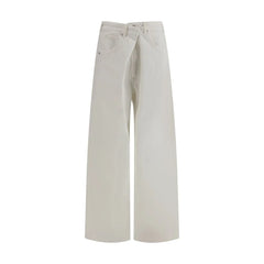 Agolde White Cotton Jeans Denim