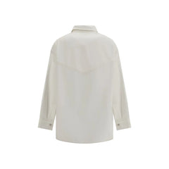 Agolde White Denim Shirt