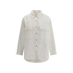 Agolde White Denim Shirt