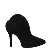 Alaïa Black Leather Ankle Boots