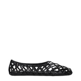 Alaïa Black Leather Ballet Flats - EU40/US10