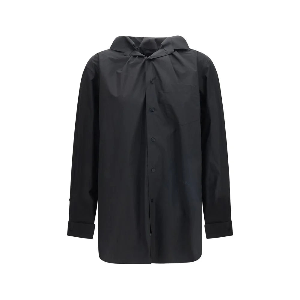 ALAINPAUL Zwart Katoenen Shirt - M