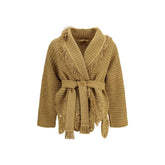 Alanui Gold Polyester Cardigan - XS/S