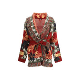 Alanui Hibiscus Bloom Cardigan - M