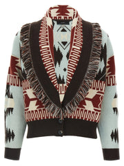 Alanui Multicolor Wool Cardigan - S