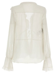 Alberta Ferretti Beige Acetate Blouse