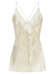 Alberta Ferretti Beige Viscose Tank Tops