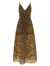 Alberta Ferretti Brown Silk Long Dress