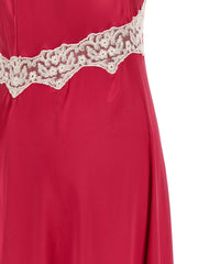 Alberta Ferretti Fuchsia Viscose Long Dress