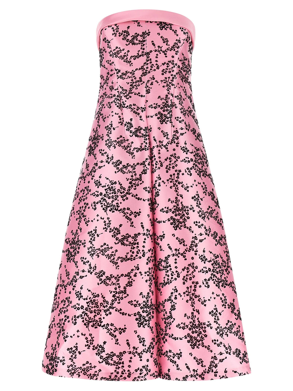 Alberta Ferretti Multicolor Polyester Midi Dress
