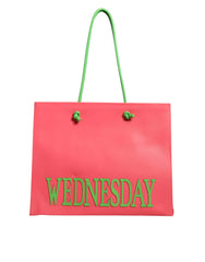 Alberta Ferretti Pink Leather Weekend Wednesday Shopping Tote Bag - Shopper Bags