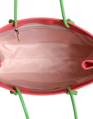 Alberta Ferretti Pink Leather Weekend Wednesday Shopping Tote Bag - Shopper Bags