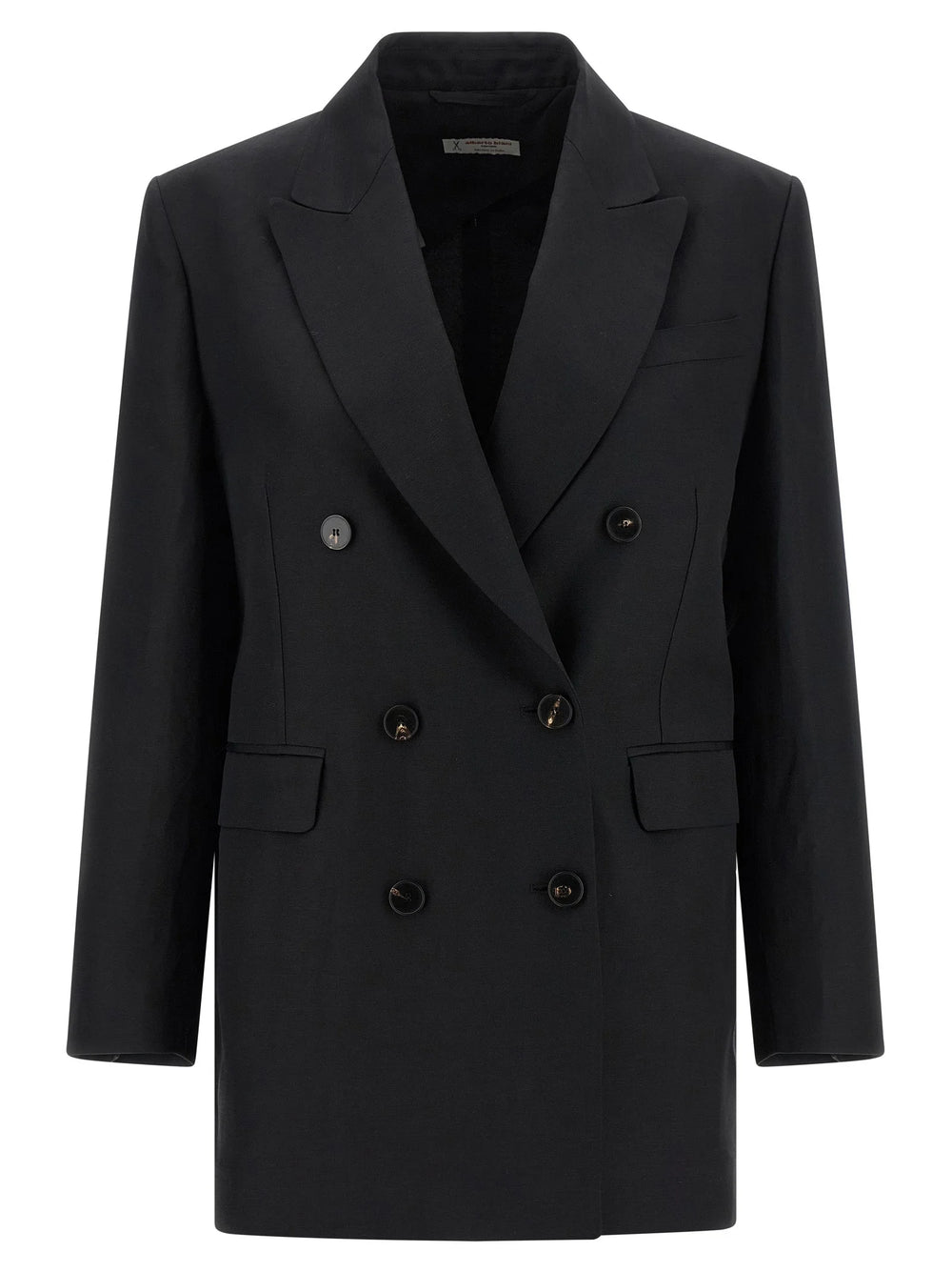 Alberto Biani Black Viscose Blazer