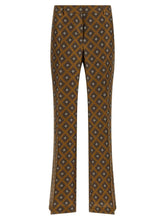 Alberto Biani Brown Silk Flared Pants - IT40