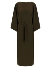 Alberto Biani Brun Triacetat Casual Kjole - IT38