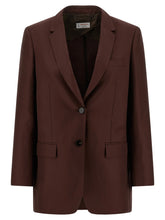 Alberto Biani Brown Viscose Blazer