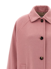Alberto Biani Multicolor Virgin Wool Coat - IT40