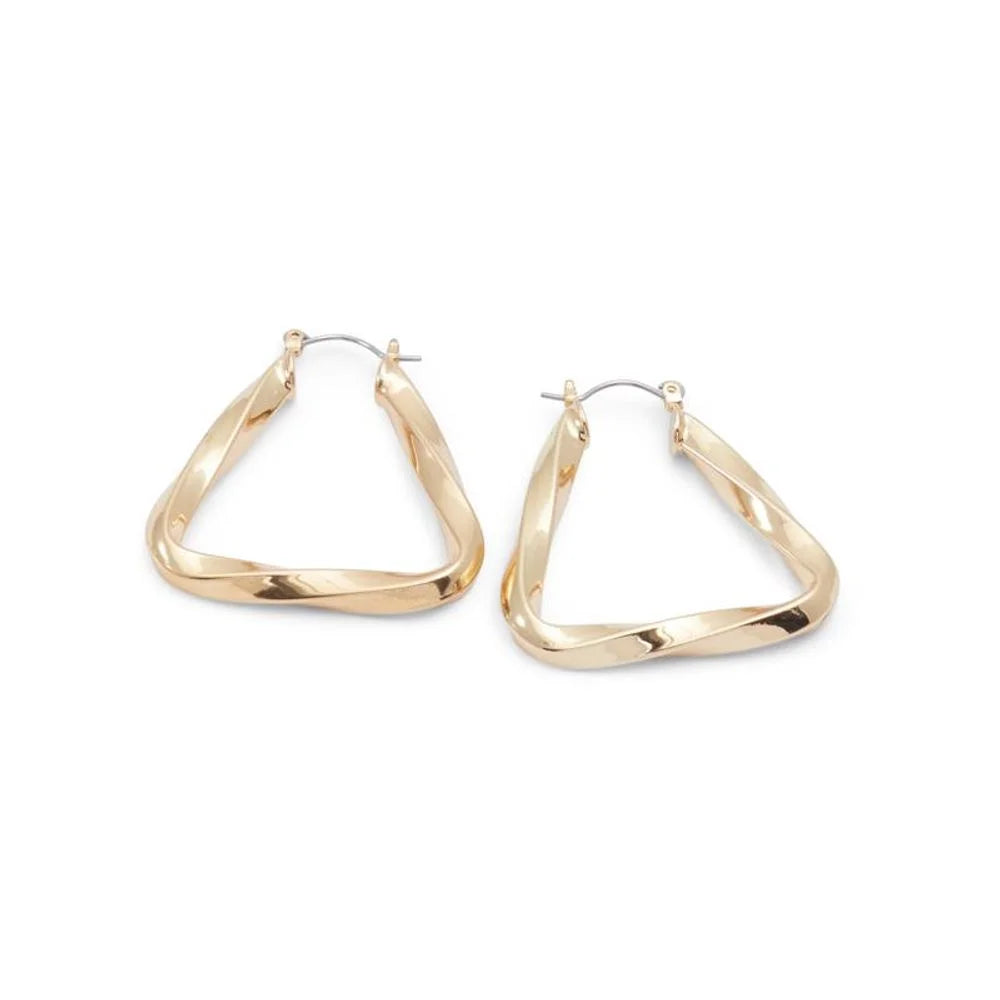 ALDO Gold Elastane Earrings - One Size