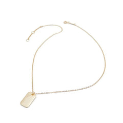 ALDO Gold Elastane Necklace - One Size