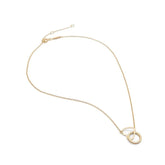 ALDO Gold Elastane Necklace - One Size