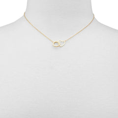 ALDO Gold Elastane Necklace - One Size