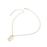 ALDO Gold Elastane Necklace - One Size