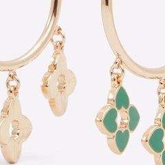 ALDO Green Elastane Earrings - One Size