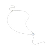 ALDO Light Blue Elastane Necklace - One Size