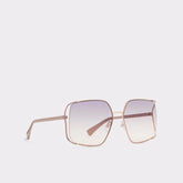 ALDO Rose Gold Polycarbonate Sunglasses