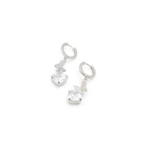 ALDO Silver Elastane Earrings - One Size