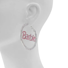 ALDO Silver Elastane Earrings - One Size