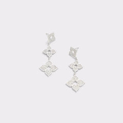 ALDO Silver Elastane Earrings - One Size