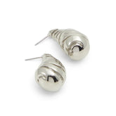 ALDO Silver Elastane Earrings - One Size